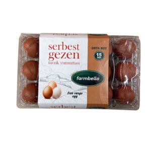 Farmbella Gezen Tavuk Yumurta  15'Li